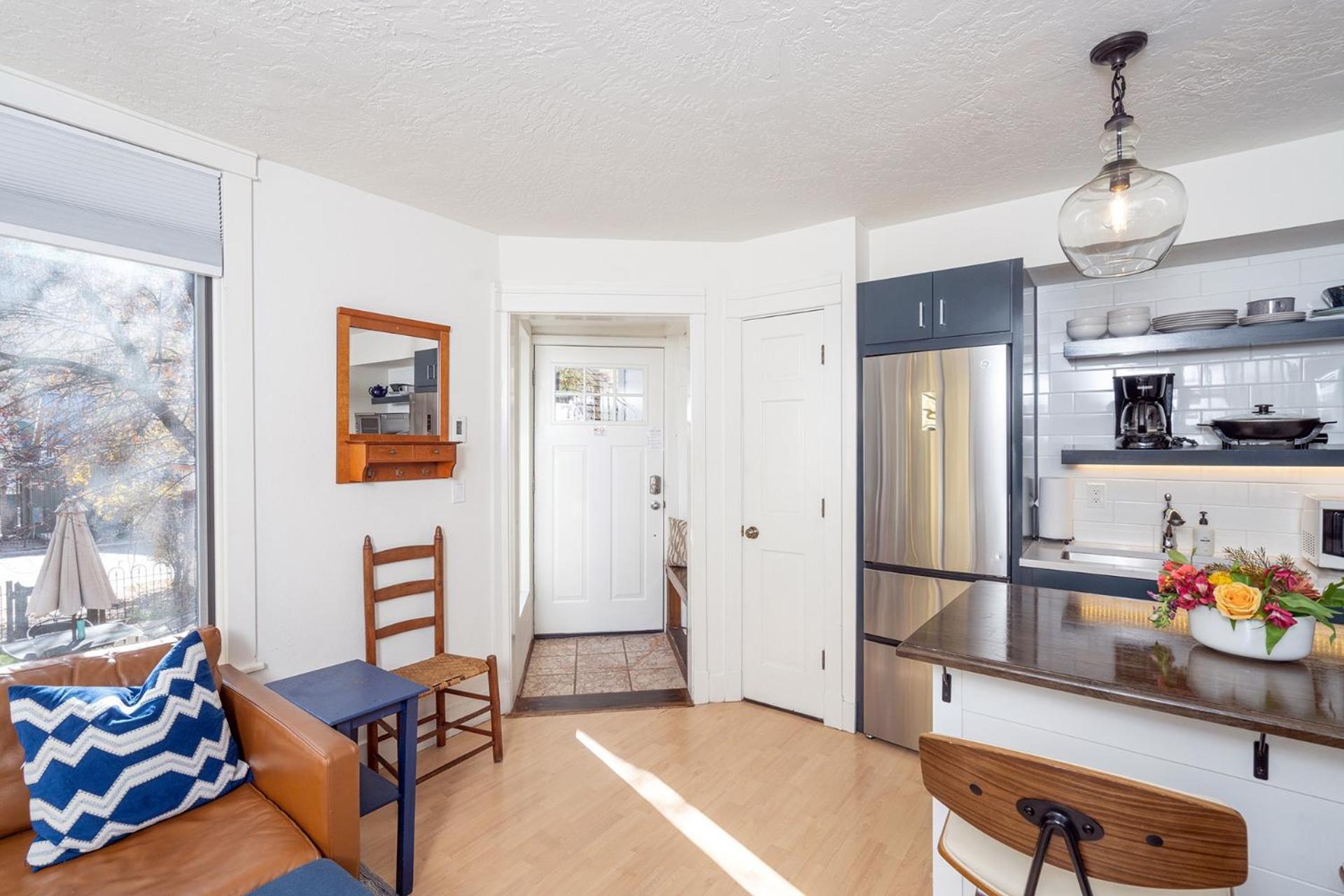 Style & Location! Steps To Gondola, Main Street, River Apartment